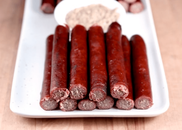 Smoked Cheesy Venison Sticks