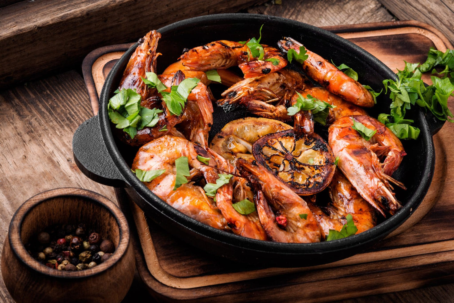 Smoked Italian Prawns Recipe